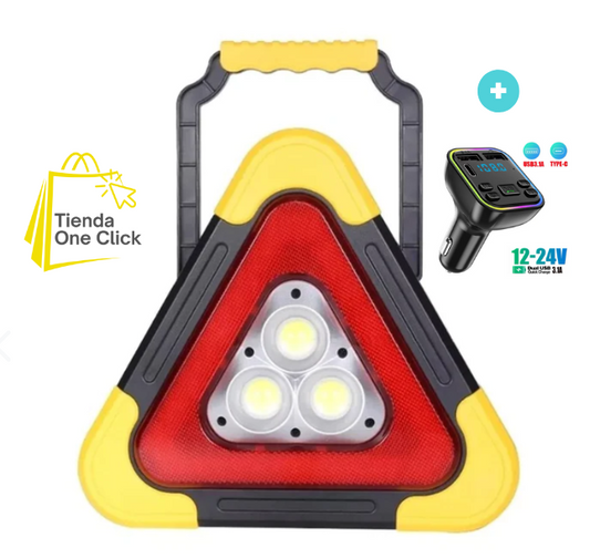Luz de Advertencia 🚨 + Receptor Bluetooth Auto 📶